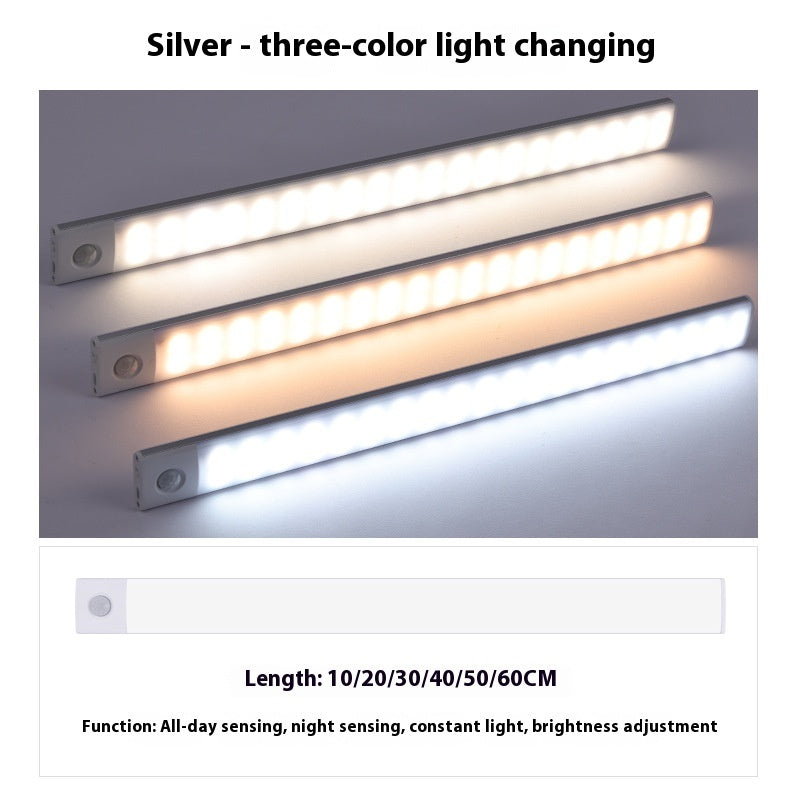 Ultra-thin Intelligent Human Body Sensing LED Light Long Magnetic Self-adhesive
