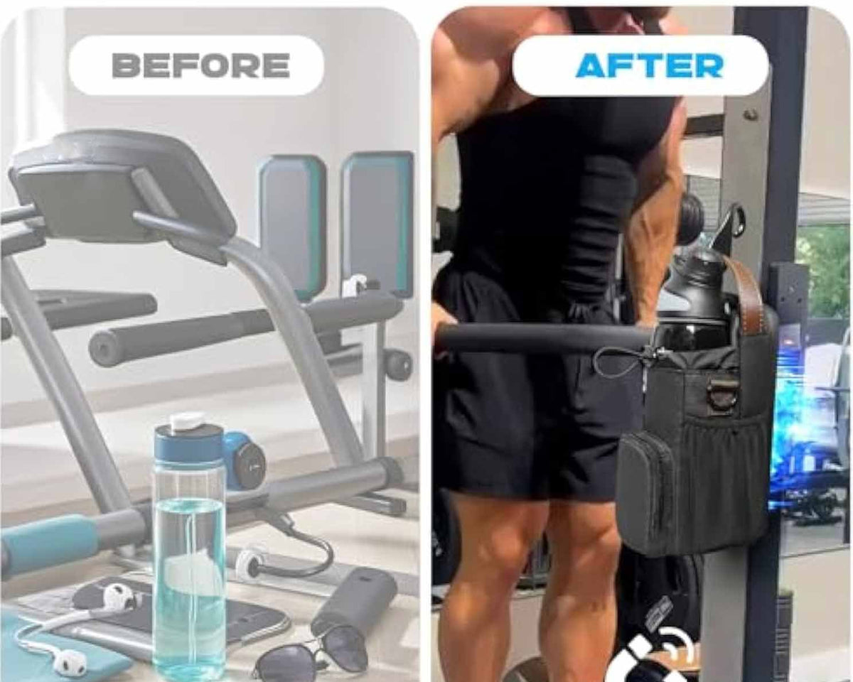 Waterproof Gym Water Bottle Rack Fitness Portable Weekend Fitness Sport Bag