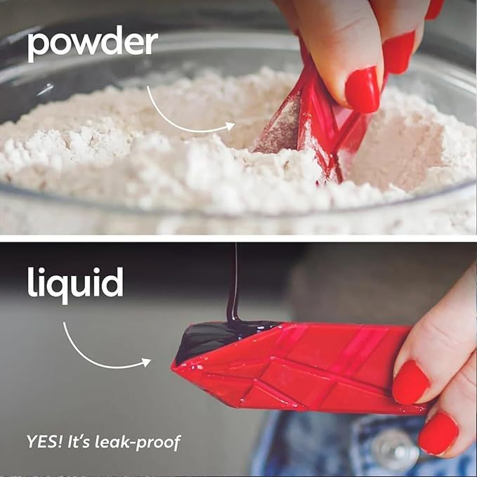 Kitchen Folding Flat Three-in-one Measuring Spoon Tool