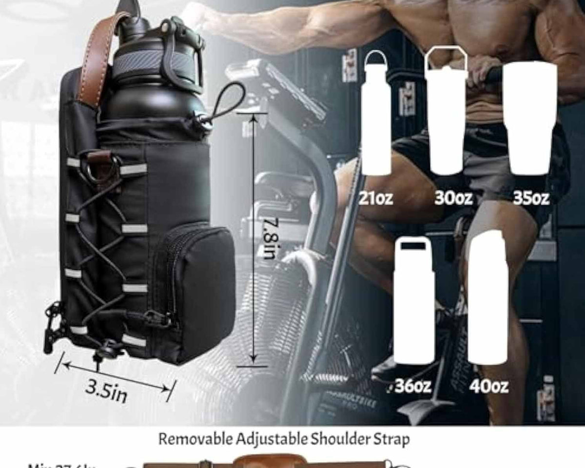 Waterproof Gym Water Bottle Rack Fitness Portable Weekend Fitness Sport Bag